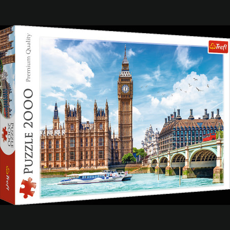 Pussel 2000 - Big Ben, London, England Trefl 27120 | HandlaSmidigt.se