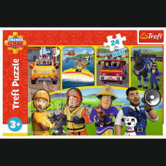 Pussel - 24 Maxi - Brandman Sam och vänner Trefl 14356 | HandlaSmidigt.se