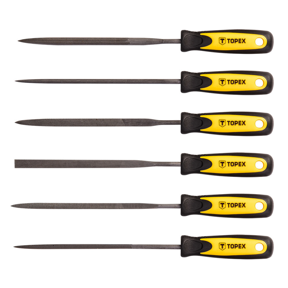 Filfilar för metall, set med 6 stycken. Filfilar för metall, set med 6 stycken.