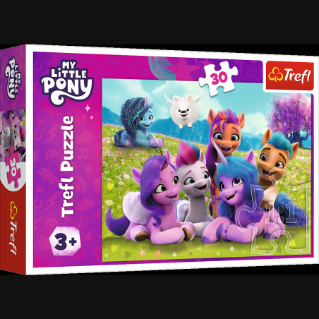 Pussel - 30 - Vänskapliga My Little Pony-pussel från Trefl 18299 | HandlaSmidigt.se