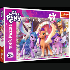Pussel - 24 Maxi - Glada ponnydagen My Little Pony Trefl 14355 | HandlaSmidigt.se