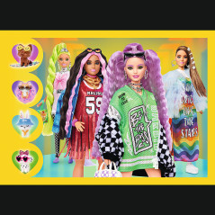 Pussel - 4-i-1 - Barbie Mattel, Barbie 34626 | HandlaSmidigt.se