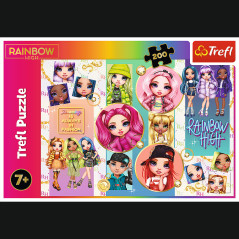 Pussel - 200 - Vänskap Rainbow High Trefl 13289 | HandlaSmidigt.se