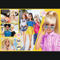 Pussel - 100 Glitter - Barbie med paljetter Trefl 14830
