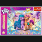 Pussel Glitter 100 bitar. My Little Pony Glittrande ponnyer Trefl 14831