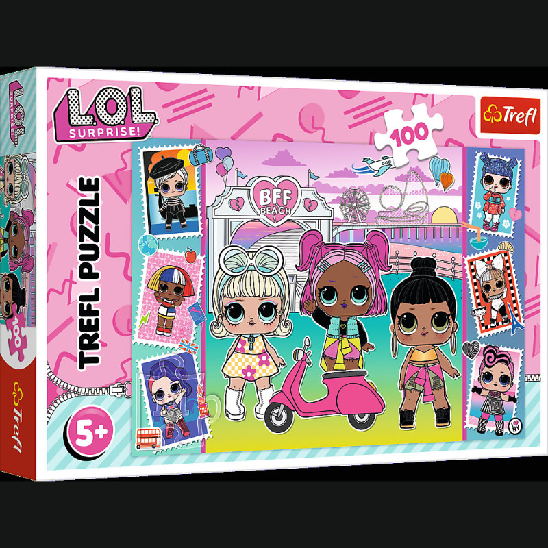 Pussel - 100 - LOL Dolls Trefl 16443 bilderna
