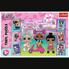 Pussel - 100 - LOL Dolls Trefl 16443 bilderna | HandlaSmidigt.se