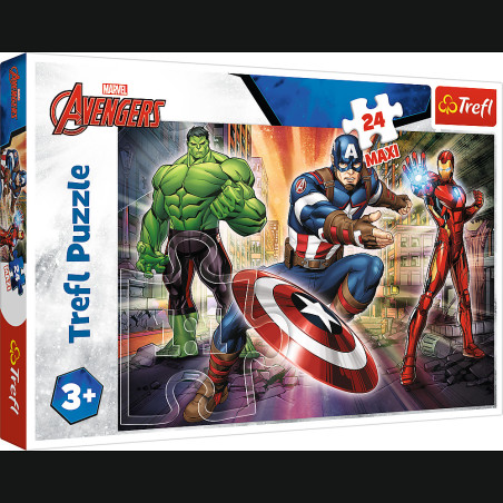 Pussel - 24 Maxi - I Avengers-världen Trefl 14321 | HandlaSmidigt.se