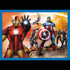 Pussel - 4i1 - Modiga Avengers Klöver 34386