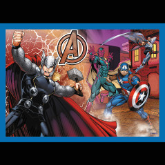 Pussel - 4i1 - Modiga Avengers Klöver 34386 | HandlaSmidigt.se