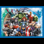 Pussel - 4i1 - Modiga Avengers Klöver 34386