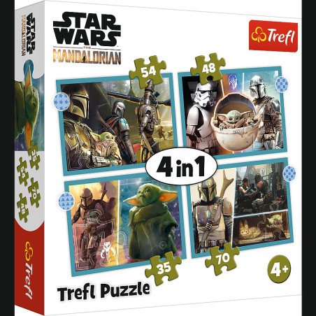 Pussel - 4 i 1 - Mandalorian Pussel 34397 | HandlaSmidigt.se