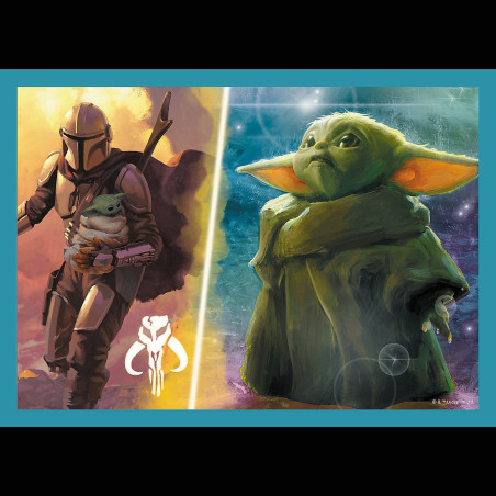 Pussel - 4 i 1 - Mandalorian Pussel 34397