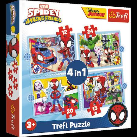 Pussel - 4i1 (12, 15, 20, 24) - Lag Spidaya 34611 | HandlaSmidigt.se