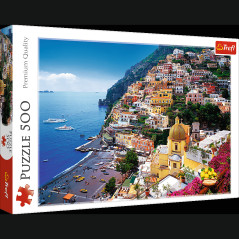 Pussel 500 bitar. Positano, Amalfikusten, Italien. Ravensburger 37145. | HandlaSmidigt.se