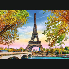 Pussel 500 delar. Romantiska Paris Trefl 37330.