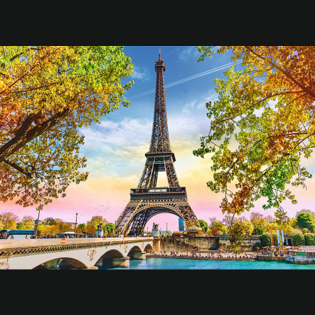 Pussel 500 delar. Romantiska Paris Trefl 37330.