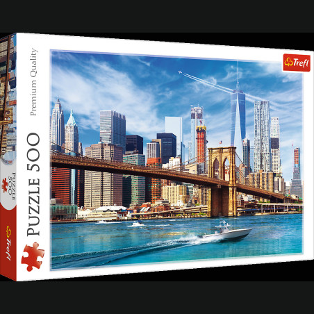 Pussel 500 bitar. Vy över New York. Trefl 37331. | HandlaSmidigt.se
