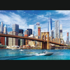 Pussel 500 bitar. Vy över New York. Trefl 37331.