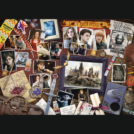 Pussel Harry Potter 500 bitar. Minnessaker från Hogwarts. Ravensburger 37400.