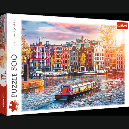 Pussel 500 delar. Amsterdam, Nederländerna. Trefl 37428. | HandlaSmidigt.se