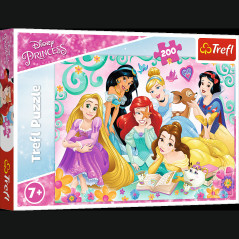 Pussel - 200 - Prinsessornas glada värld - Disney Princess Trefl 13268 | HandlaSmidigt.se