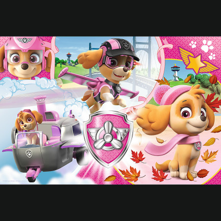 Pussel - 100 - Skye i aktion - Viacom Paw Patrol Trefl 16368
