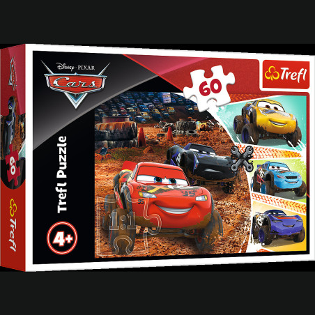 Pussel - 60 - Blixten McQueen och vänner - Disney Cars 3 17327 | HandlaSmidigt.se