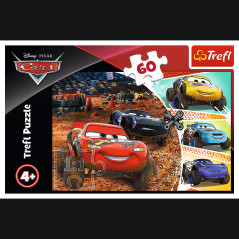 Pussel - 60 - Blixten McQueen och vänner - Disney Cars 3 17327 | HandlaSmidigt.se