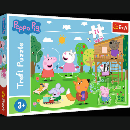Pussel - 24 Maxi - Lek på ängen - Peppa Gris 14342 | HandlaSmidigt.se