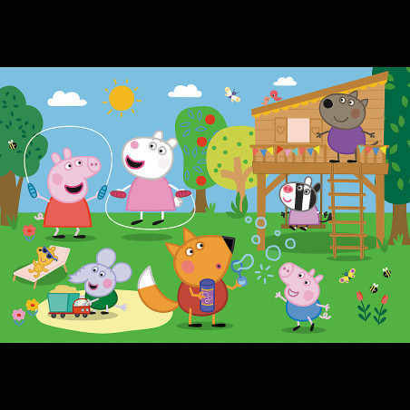 Pussel - 24 Maxi - Lek på ängen - Peppa Gris 14342