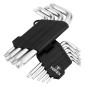 Torx-nycklar T10-T50, set med 9 stycken.