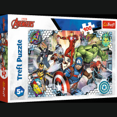Pussel - 100 - Kända Avengers - Disney Marvel The Avengers 16454 | HandlaSmidigt.se