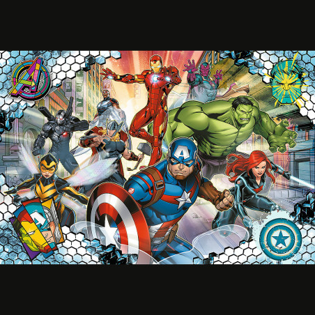 Pussel - 100 - Kända Avengers - Disney Marvel The Avengers 16454