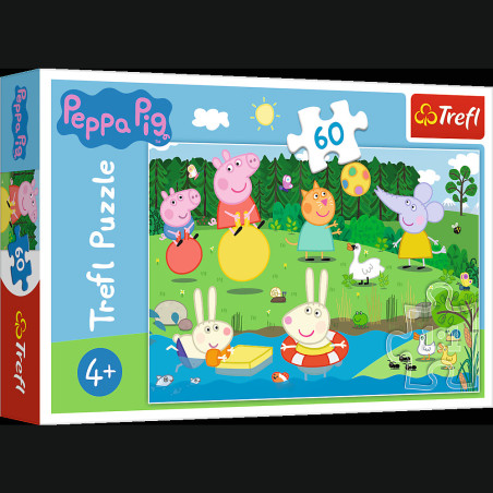 Pussel - 60 - Semesterkul - Peppa Gris 17326 | HandlaSmidigt.se