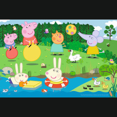 Pussel - 60 - Semesterkul - Peppa Gris 17326