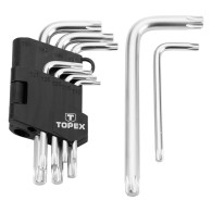 Torx-nycklar T10-T50, set med 9 stycken.