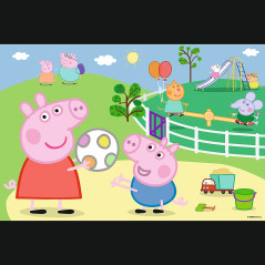 Pussel - 60 - Lek och skoj med vänner - Peppa Gris 17356