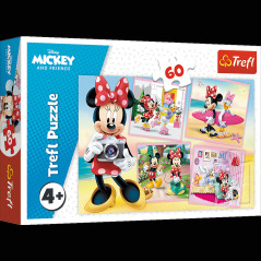 Pussel - 60 - Söt Minnie - Disney Minnie Trefl 17360 | HandlaSmidigt.se