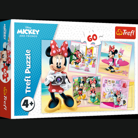 Pussel - 60 - Söt Minnie - Disney Minnie Trefl 17360
