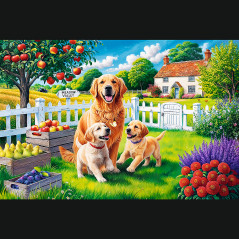 Pussel - 300 EasyPiece - Hundar på landet Trefl 23101