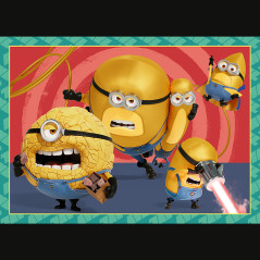 Pussel - 4i1 - Galna Minions Klöver 34648 | HandlaSmidigt.se