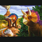 Pussel - miniMaxi - Upptäck dinosauriernas värld - Trefl 56036