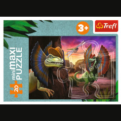 Pussel - miniMaxi - Upptäck dinosauriernas värld - Trefl 56036 | HandlaSmidigt.se