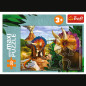 Pussel - miniMaxi - Upptäck dinosauriernas värld - Trefl 56036