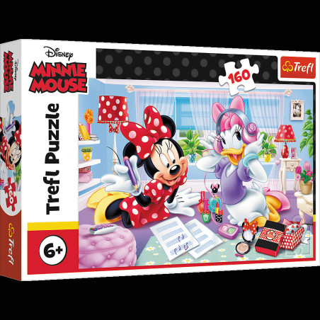 Pussel - 160 - En dag med en vän - Disney Minnie Trefl 15373