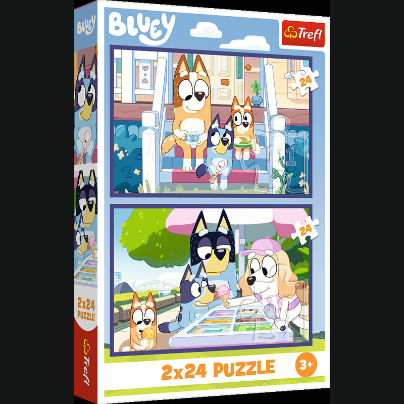 Pussel - 2x24 - Roliga Bluey - BBC Bluey Trefl 34446