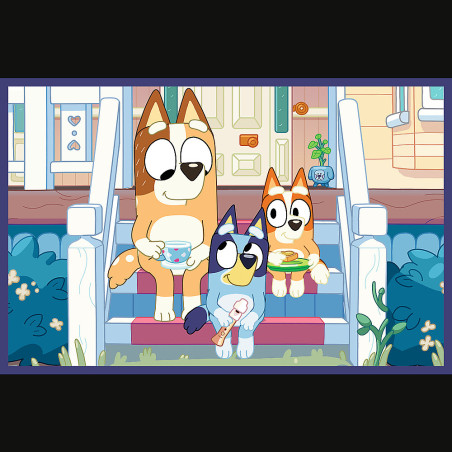 Pussel - 2x24 - Roliga Bluey - BBC Bluey Trefl 34446