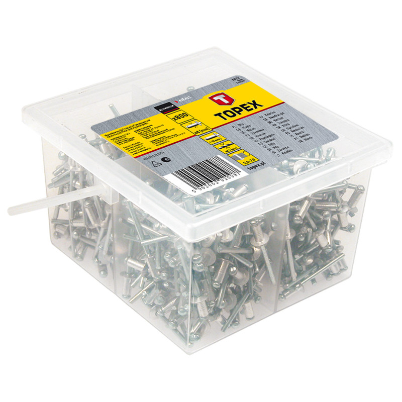 Aluminiumnitar 4,0 x 10 mm, 800 stycken.