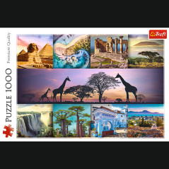 Pussel - 1000 - Kollage - Afrika 10792